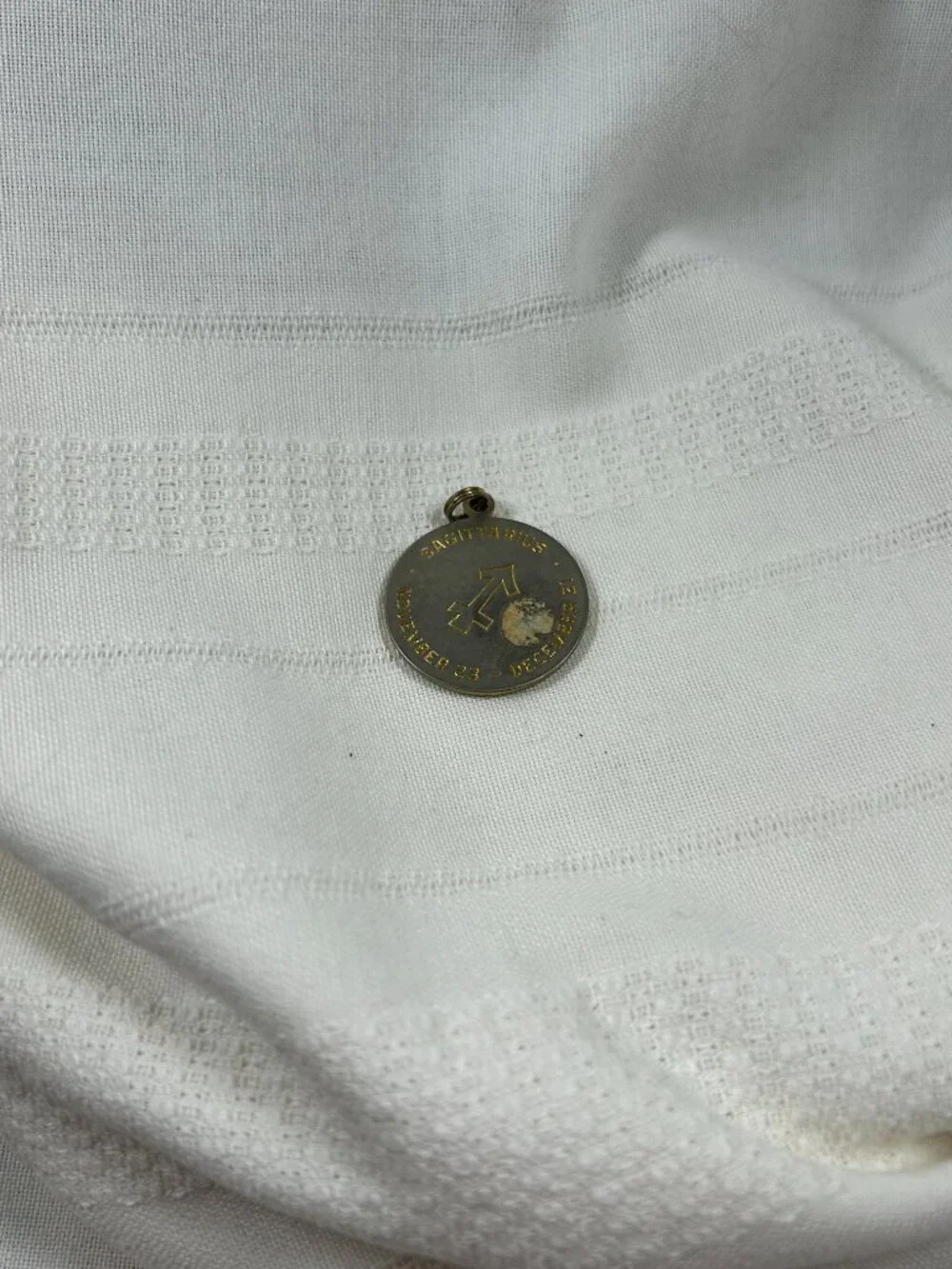 Sagittarius Zodiac Pendant - Pre-owned